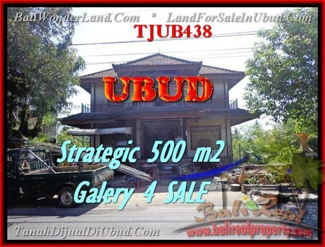 JUAL TANAH MURAH di UBUD BALI 500 m2 Galery / Shop