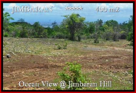 JUAL TANAH di JIMBARAN 400 m2 View laut Lingkungan villa