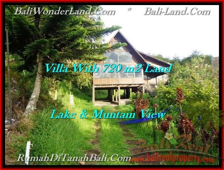 JUAL TANAH di TABANAN 720 m2 view danau beratan dan gunung