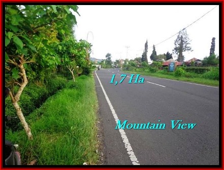 JUAL TANAH di TABANAN 17,000 m2 view Gunung