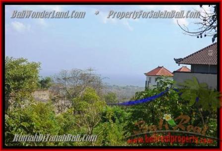 JUAL TANAH MURAH di JIMBARAN 750 m2 View laut Lingkungan villa