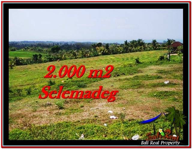 TANAH JUAL MURAH TABANAN 2,000 m2 View sawah, laut, Kota Denpasar