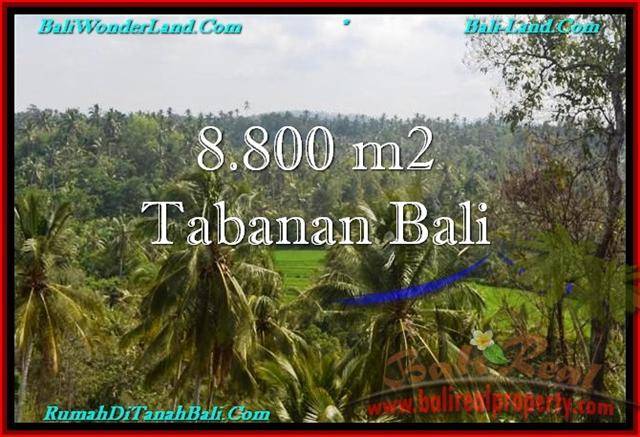 JUAL MURAH TANAH di TABANAN BALI 88 Are View laut, Sawah dan Gunung