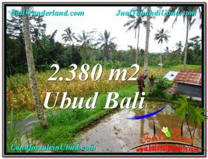 DIJUAL TANAH di UBUD 2,380 m2 di Ubud Payangan