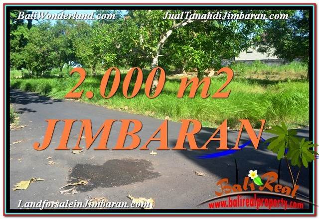 DIJUAL TANAH MURAH di JIMBARAN Untuk INVESTASI TJJI114