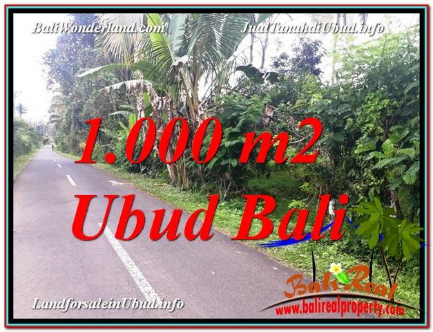 INVESTASI PROPERTY, TANAH MURAH di UBUD BALI TJUB614