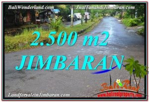 TANAH MURAH di JIMBARAN BALI 2,500 m2  Lingkungan Villa