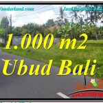 INVESTASI PROPERTI, DIJUAL MURAH TANAH di UBUD BALI TJUB649