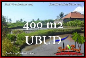 TANAH MURAH JUAL di UBUD BALI 400 m2 View Sawah link Villa