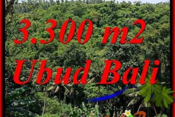 Tanah Murah di Ubud jual 33 Are View sungai, lingkungan Villa, Restoran dan Hotel