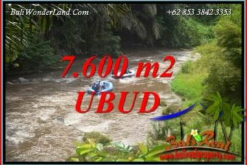 Tanah Murah di Ubud jual 76 Are View sawah dan sungai ayung