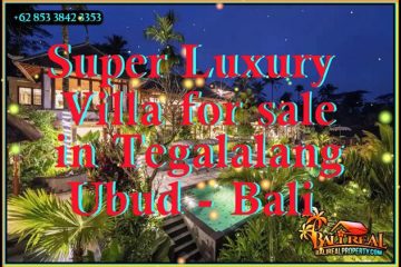 Villa Mewah dijual Murah di Ubud Tegalalang Bali - Affordable Property for sale in Indonesia 2405VJ